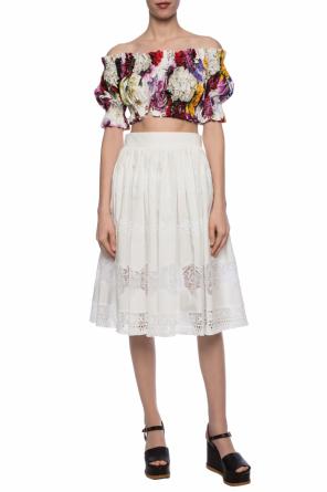 Lace-trimmed skirt, zdjęcie 2 Lace-trimmed skirt od Dolce & Gabbana